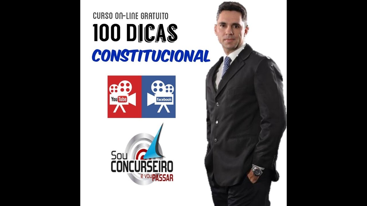(CURSO GRATUITO) 100 DICAS DE DIREITO CONSTITUCIONAL PARA CONCURSOS PÚBLICOS - AULA 1