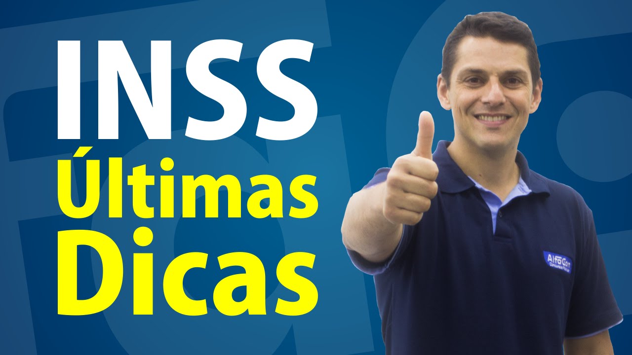 Concurso INSS - Dicas Finais - AlfaCon Concursos Públicos