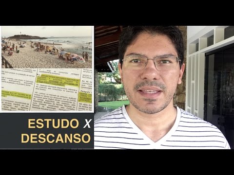 [Dica] Estudo X Descanso para Concursos | Gerson Aragão