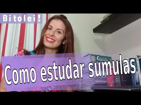Dica: como estudar súmulas para concursos públicos!