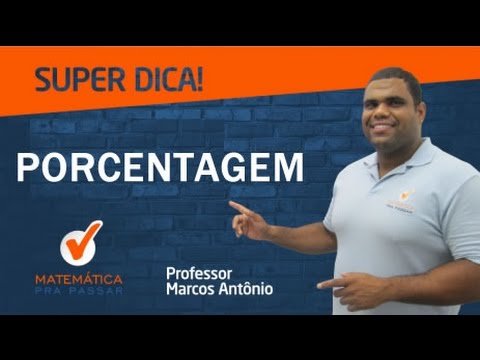Dica de PORCENTAGEM para Concursos