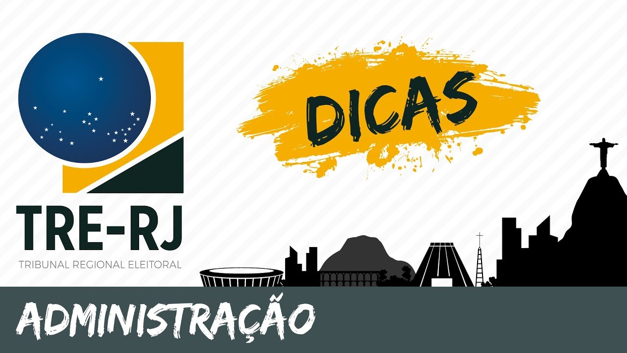 Dicas TRE RJ - Administração - Luiz Rezende - AlfaCon Concursos Públicos