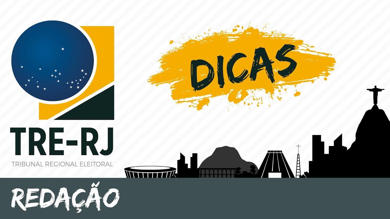 Dicas TRE RJ - Redação - Janaína Arruda - AlfaCon Concursos Públicos