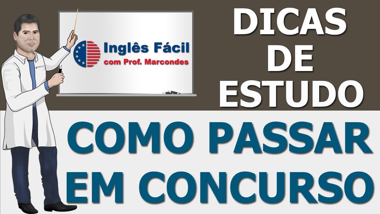Dicas de Estudo - Como passar em concursos