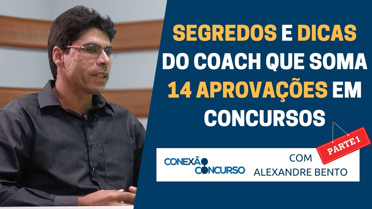 Dicas do coach que soma 14 aprovações em concursos - Parte 1/2