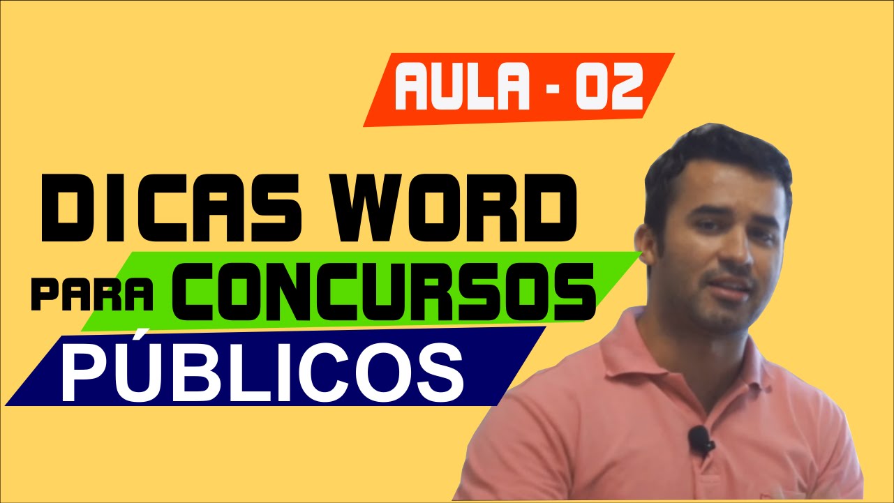 Informatica para concursos públicos - Dicas de Word #AULA 02