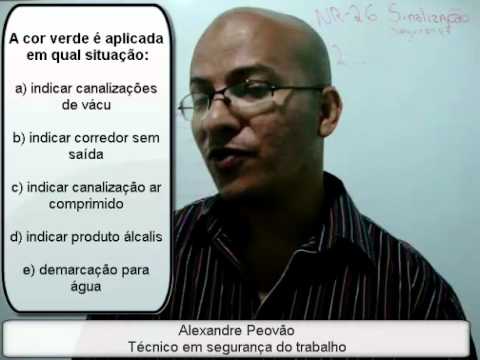 NR 26 - Sinalização de Segurança - dicas de concursos