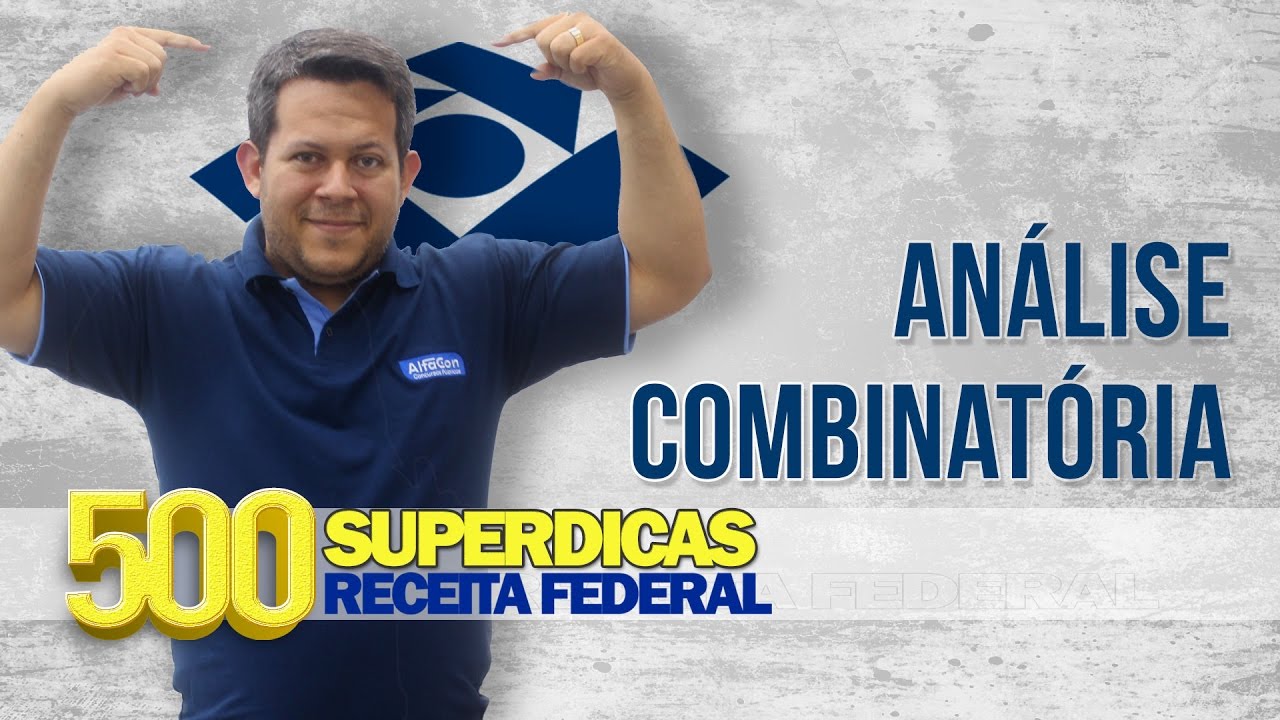 RLM - Análise Combinatória | Dica nº37 | Receita Federal - AlfaCon Concursos Públicos