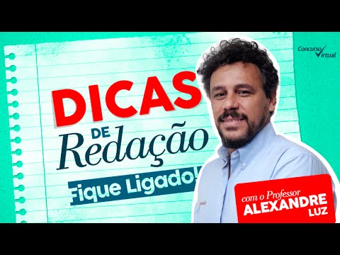 Técnicas de Redação para Concursos Públicos com o professor Alexandre Luz | Concurso Virtual