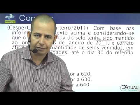 Concurso Correios - Aula 4 (amostra) Matemática - Questões de concursos anteriores