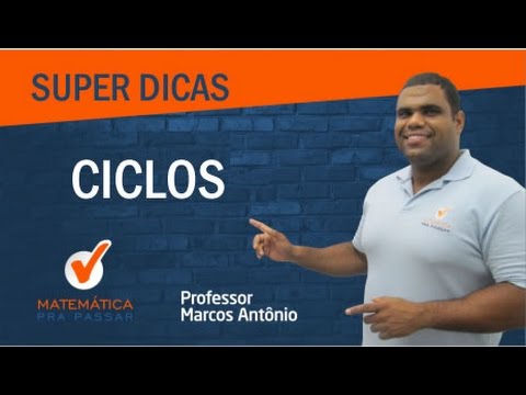 Dica de CICLOS - Matemática para Concursos e Vestibulares