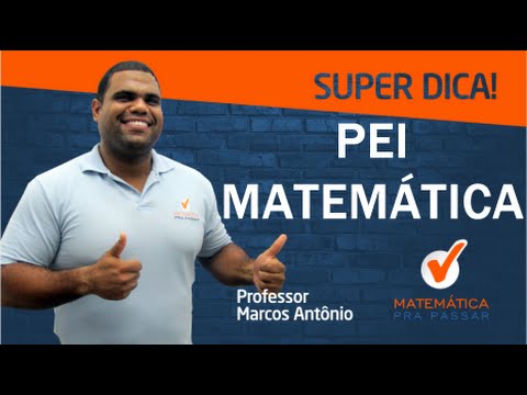 Dica de PEI - Matemática pra Concursos e Vestibulares