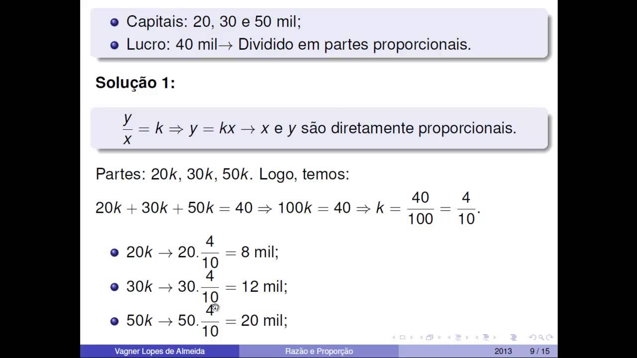 Dicas e Macetes - Razão e Proporção No ENEM - O Que Mais Cai No ENEM 2013