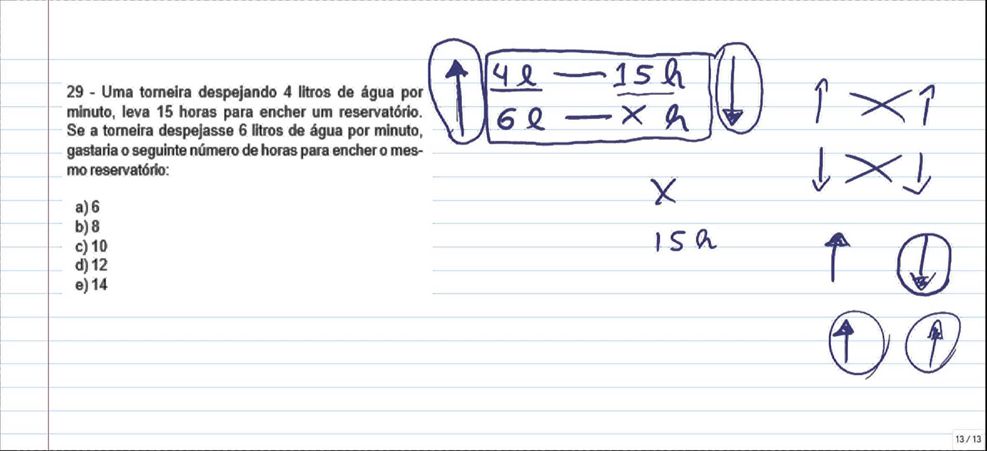 Matemática básica - Concurso nível médio / Auxiliar Administrativo