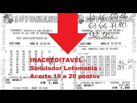 lotomania consegui muitos 17 e uma vez 18 pontos com esse macete - Lotomania concurso 1813 10/11/17)