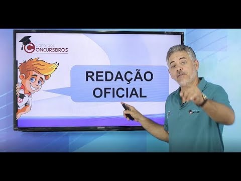 Aula - Concurso Glória/SE - Redação Oficial