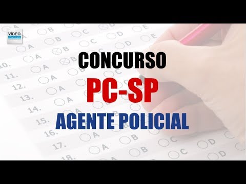 Concurso Polícia Civil SP - Agente Policial - Informações e Apostila Específica