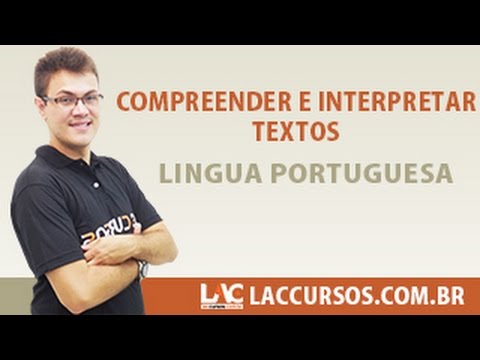 Aula 13/38 - Compreender e Interpretar Textos - Língua Portuguesa - Sidney Martins