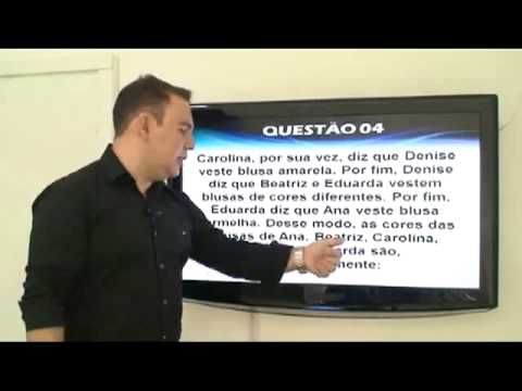 Curso completo de Raciocínio Lógico para Concursos Públicos 2013 Aula 18