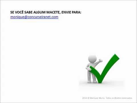 Macetes da ConcurseiraNet - formas de provimento 1