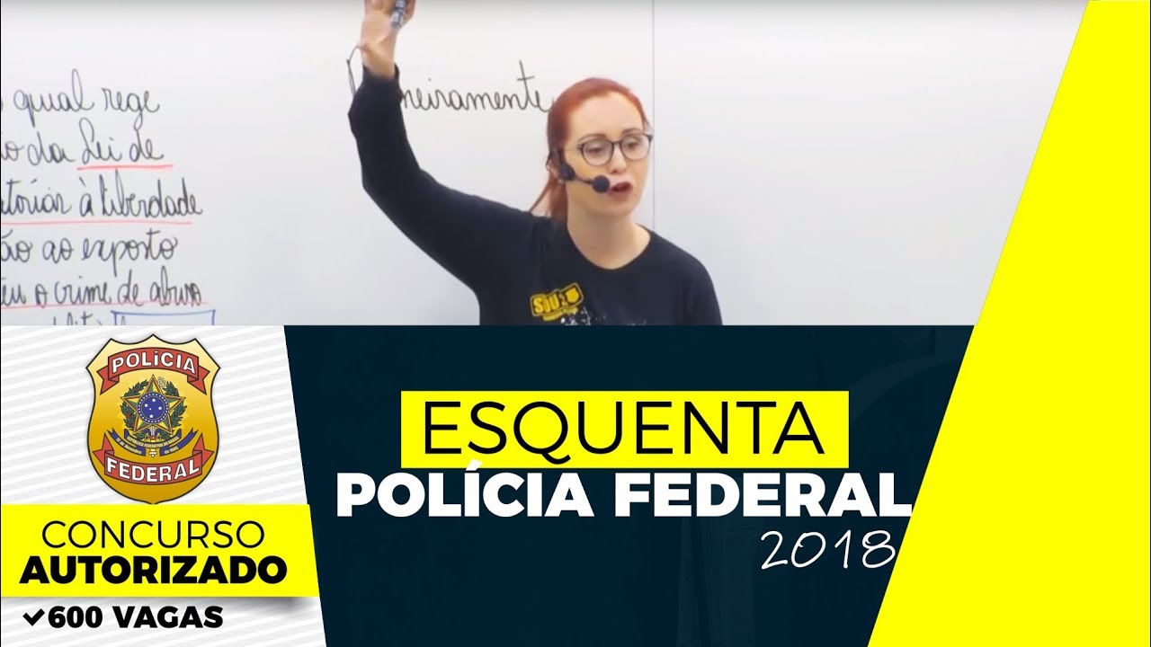 Série Esquenta PF 2018 - Janaína Arruda - Redação - AlfaCon Concursos Públicos