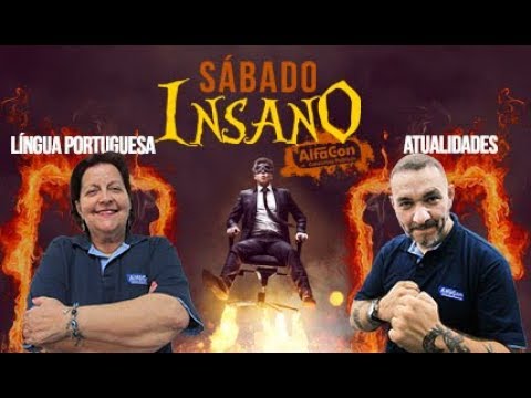 Aula gratuita - Sábado Insano: Língua Portuguesa e Atualidades - AO VIVO - AlfaCon Concursos