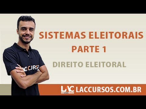 Aula 12/23 - Concurso TRE SP 2016 - Sistemas Eleitorais Parte 1 - Direito Eleitoral