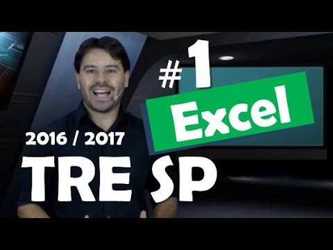 Excel 2013 Concurso TRE SP 2016 2017 Informática # 1