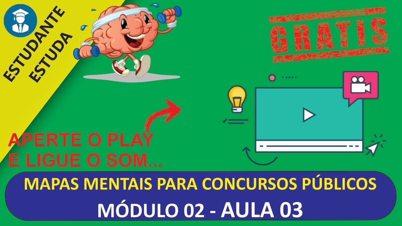 MÓDULO 02 - AULA 03 - CURSO MAPAS MENTAIS PARA CONCURSOS