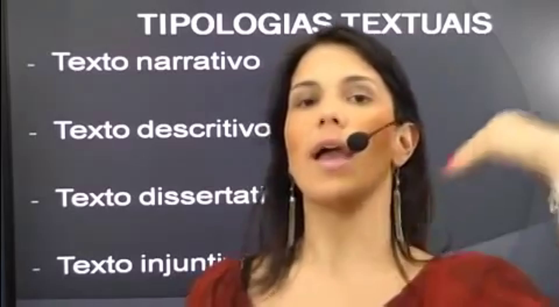 Português para Concursos - Interpretação de Textos Tipologias Textuais com Profª Rafaela Motta