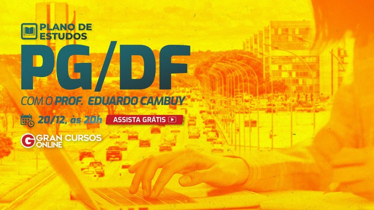 Concurso PGDF – Plano de Estudos