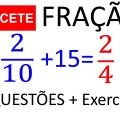 3 QUESTÕES DE CONCURSO MATEMÁTICA MACETE FRAÇÃO RESOLVIDAS