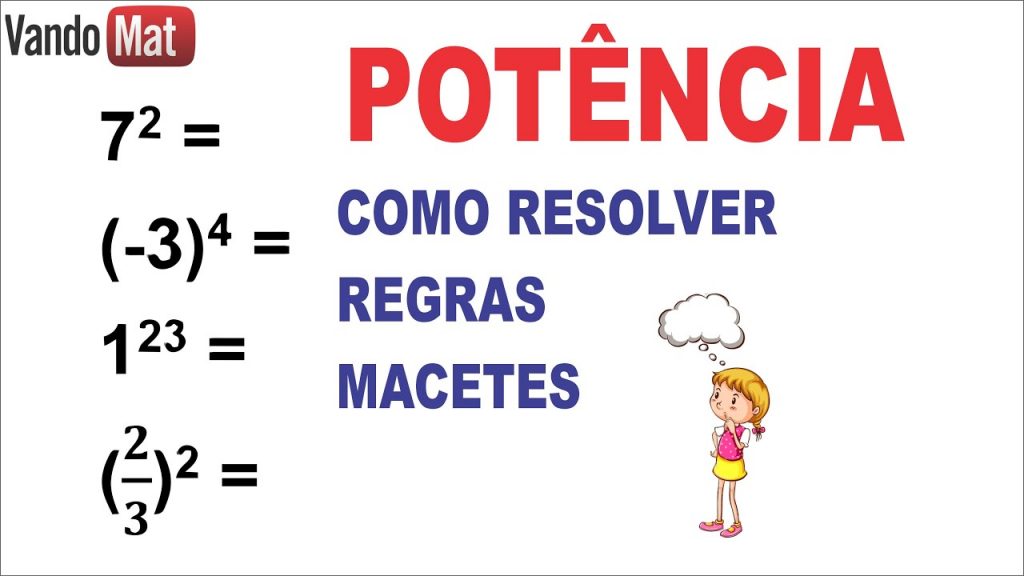 POTENCIA / COMO RESOLVER / REGRAS E MACETES #macete #potencia # ...