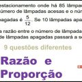 Razão e proporção - Situações de Problemas - Matemática - macete