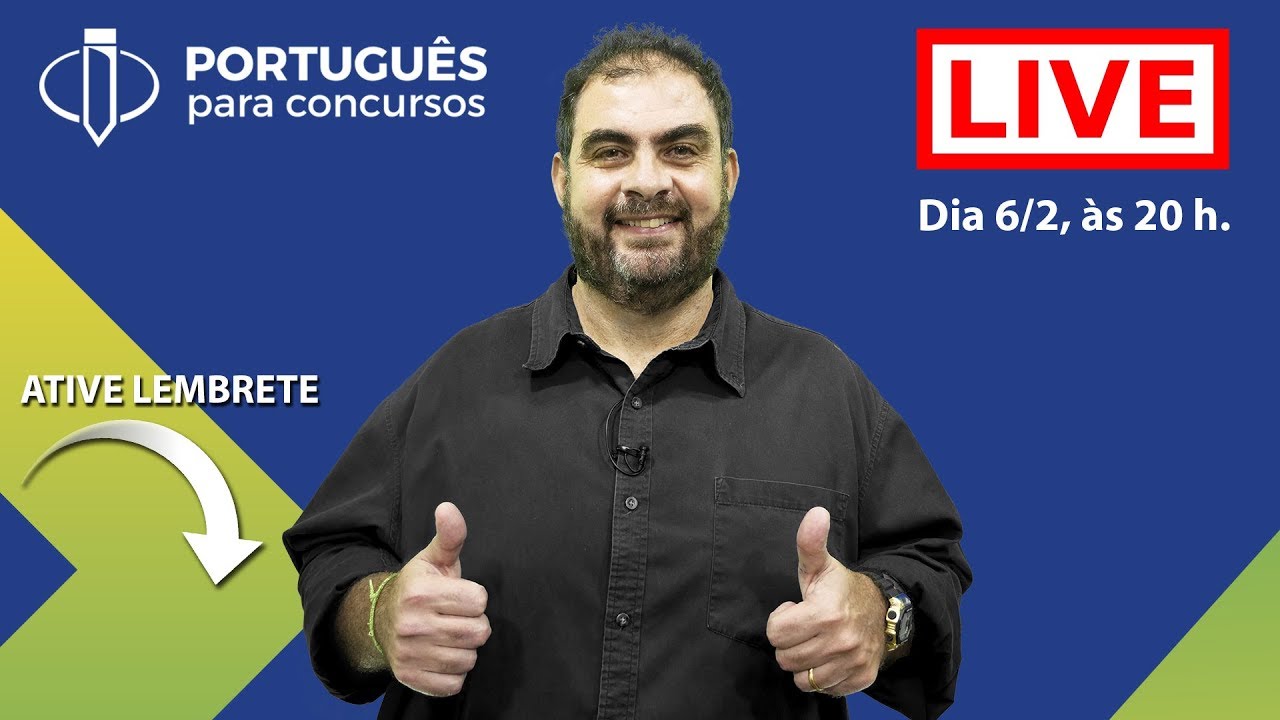 Aula ao vivo Português para Concursos