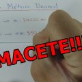 SISTEMA MÉTRICO DECIMAL - MACETE