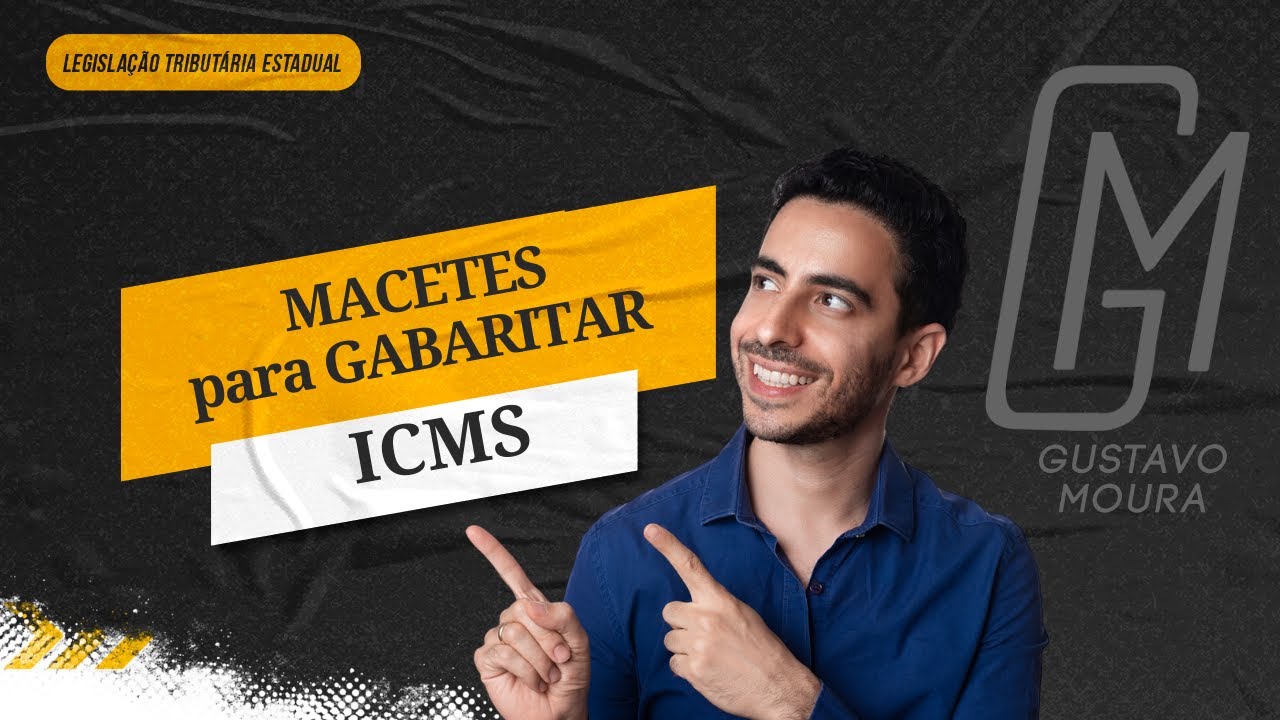 MACETE para o estudo do ICMS para Concursos