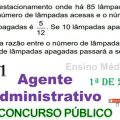 Agente administrativo Concurso Público - Ensino Médio - Matemática - aula 1 - 1ª de 2