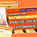 Dicas para Lotomania 2388. Análise e Dezenas Atrasadas